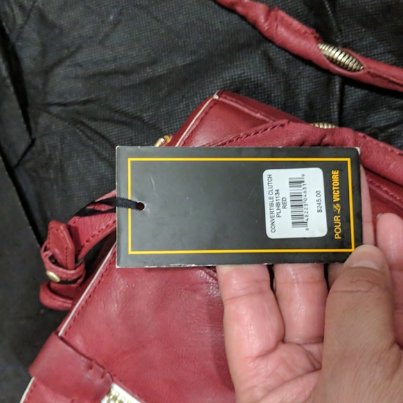 Pour La Victoire leather handbag - Picture 10 of 17